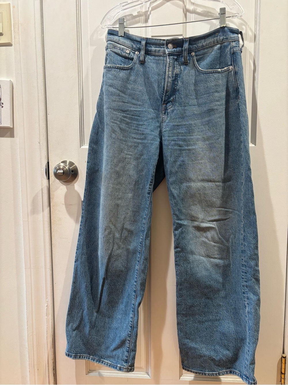 Madewell curvy perfect vintage wide leg Jean, enmore wash, size 30